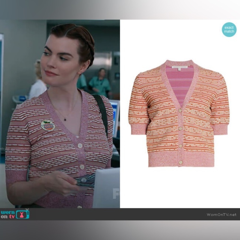 Veronica Beard | toyama stripe cardigan | small